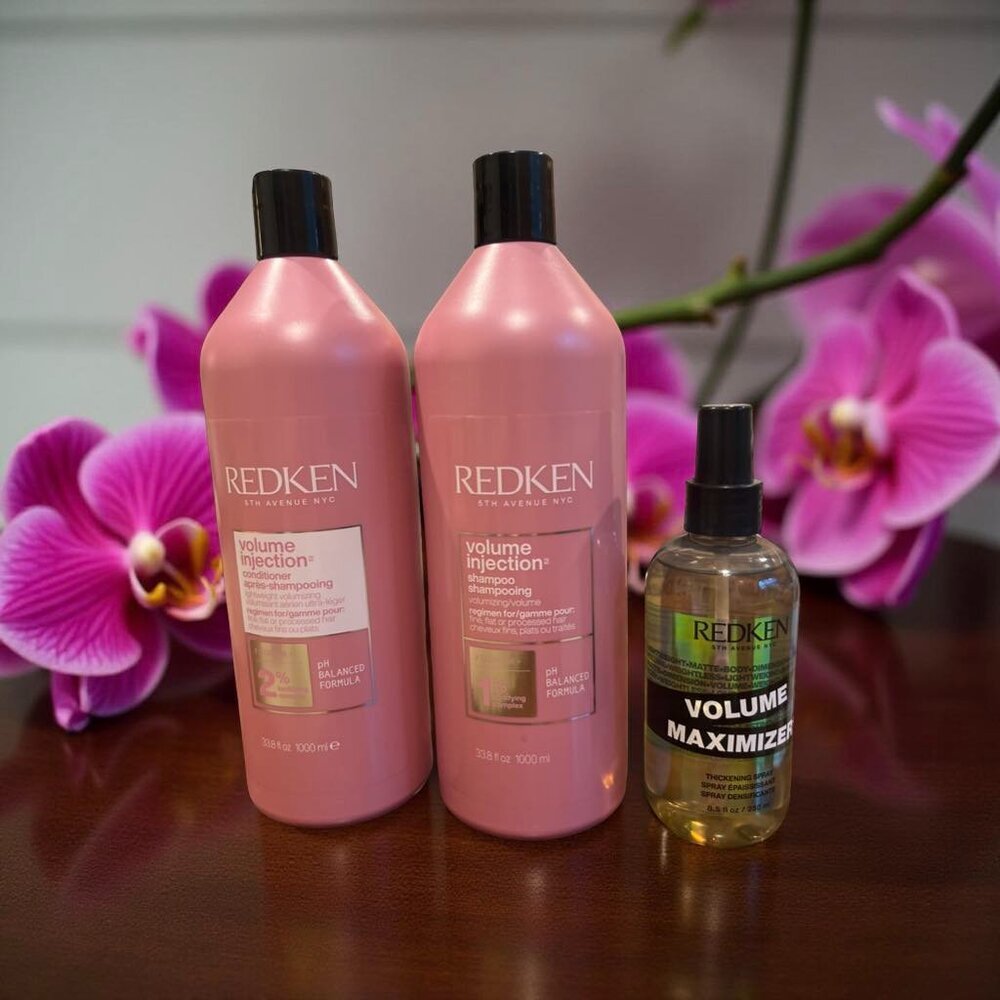Redken Volume Maximizing Trio Injection Shampoo, Conditioner & Volume Maximizer
